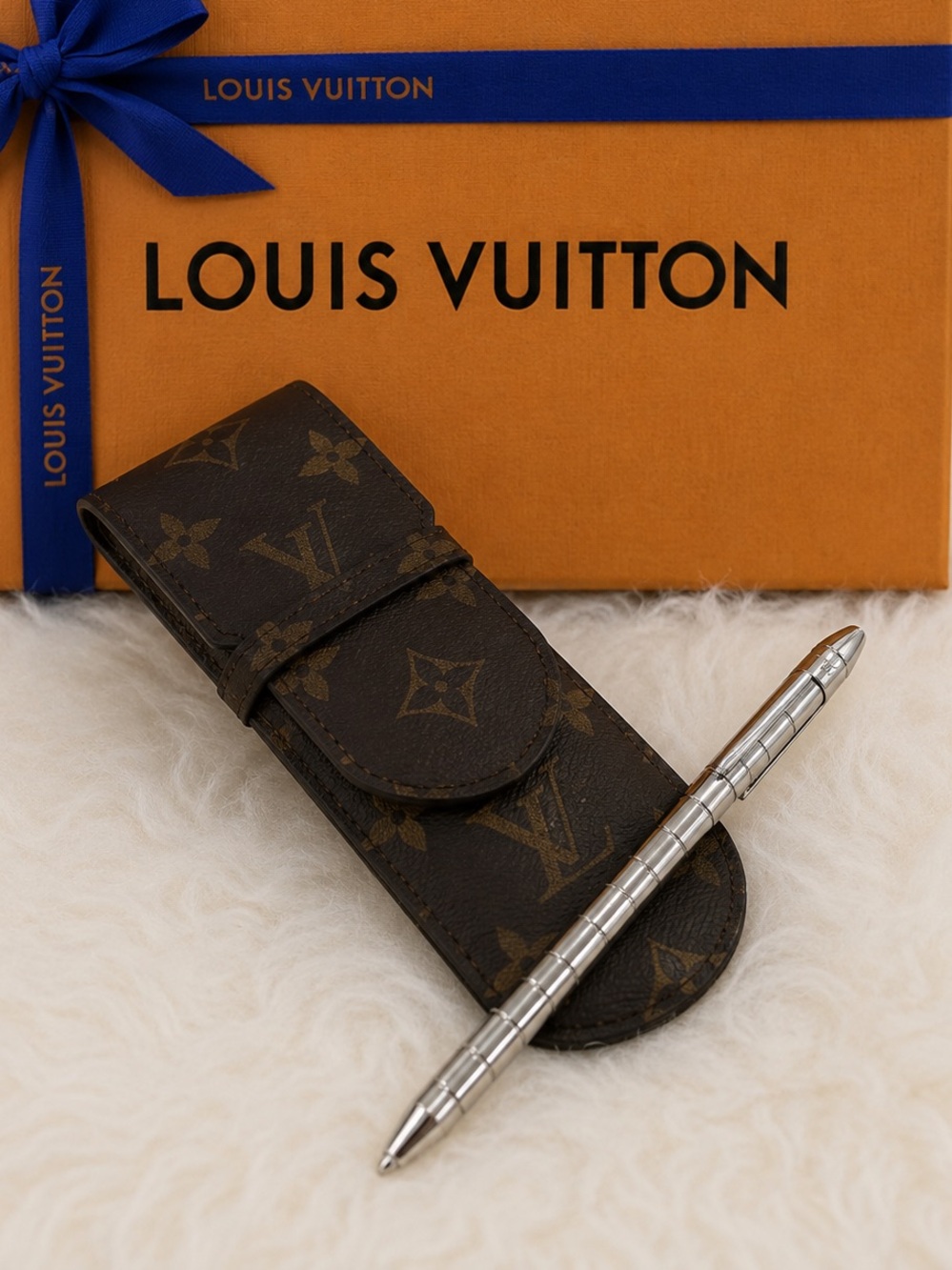 🖤🤍🖤Louis Vuitton Stilo Agenda Pen And Louis Vuitton Pen Case🖤🤍🖤